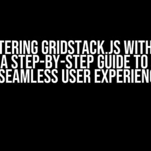 Mastering Gridstack.js with Ngx Spinner: A Step-by-Step Guide to Creating a Seamless User Experience