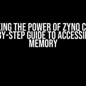 Unlocking the Power of Zynq Cards: A Step-by-Step Guide to Accessing DDR Memory